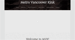 Desktop Screenshot of metrovancouverkink.com